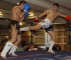 ProKick's Peter Rusk in action against France's Franck Langlasse in ProKick's October 30th 'Fright Night' event.