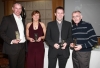 ProKick's Unsung Heroes Ken Horan, Anne Gallagher, Desi MacArtney and Paul Gordon accepting their awards.