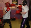 ProKick members Pawel Stemerowicz and Gareth Johnston sparring on the fourth week of ProKick HQ's level 1 sparring course.