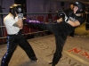 ProKick members Steven Forde and Jonny Wightman sparring on the final evening of ProKick HQ's Level 2 Sparring Class.