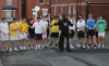 R.B.A.I Under 18 footballers ready to sprint the famous ProKick fighter lap