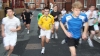 Some of the under 18 R.B.A.I football squad take off