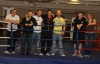The ProKick team are all smiles as they build the ring in record a time of 8 hours