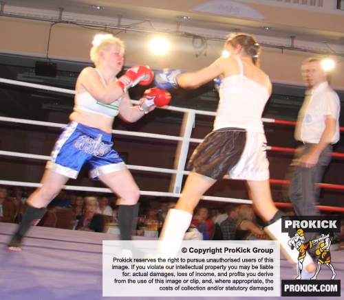 ProKick's Ursula Agnew in action against Aisling Daly
