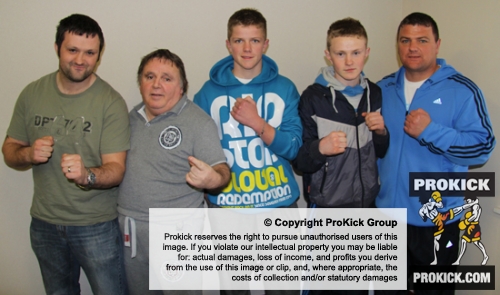 Billy O'Sullivan and his team of fighters from Waterford