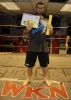ProKick new Yellow Belt, Chris Hand. Chris was just one of almost 50 ProKick members who passed their grading on Sunday