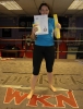 ProKick new Yellow Belt,Edel Corsar. Edel was just one of almost 50 ProKick members who passed their grading on Sunday