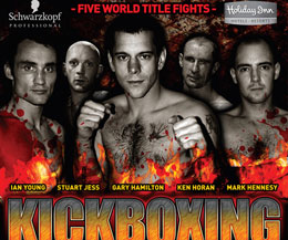 Poster of the KICKmas BOX event which is set for Dec 1st at the Waterfront Hall