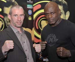 Mr Perfect Ernesto Hoost (right) pictured here with Ken Horan who staged two training master classes in Galway today (Nov 1st)