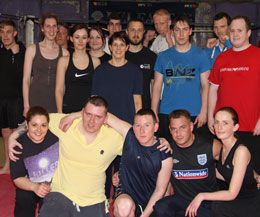 Eighteen New Beginners join the ProKick ranks - busy Kids classes - international Sparring and Grading all in one night