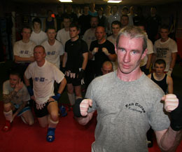 Ken Horan was back in Belfast for a night of sparring for what was to be in preparation for this weekend fight night in Dublin.