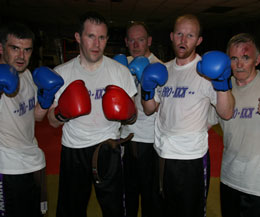 Blood, sweat and no tears...Yet!  As senior kickboxers from ProKick will attempt the final steps in the kickboxing ladder of excellence all week and will continue the rest of the weekend -