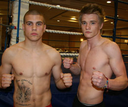 Both young fighters are primed and ready to give a good show of their skills at the Hilton Hotel Belfast in a K1 style match-up over 4x2 rounds