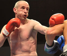 Ken Horan in kickboxing action