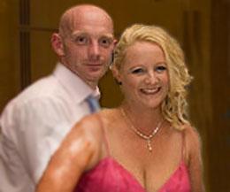 Pictured here are Stuart and his partner Heidi.