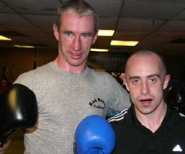 Ken will travel anywhere for good sparring as he and student Ronnie Fahy travel the 10-hour round trip to Belfast many times.