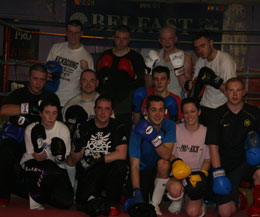 Pictured are some of the ProKick members who signed again for the Level 2 and all have finished the 1st course.