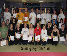 Here are some of the yellow and Orange who passed their grade