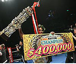 Alister Overeem wins the K-1 World Grand Prix Final 2010 with a veracious style