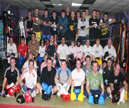 A New kickboxing Sparring class kicked off tonight, over looked by some of ProKick fighters standing in the ring