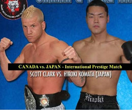 Scott Clark (Canada) vs. Hiroki Komata (Japan)