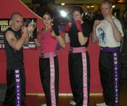 Ken Horan (Right) with some of his team who will compete on the April 18th card in Galway