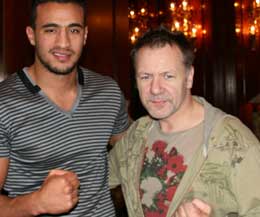 Badr Hari with ProKick's Billy Murray in Korea last year.