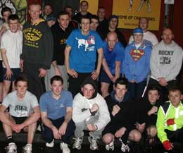 It was the 5th and final day of Billy's Boot Camp - no one late,seven missing in the very fast ProKick gym total 27