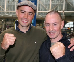 Team Cox - the duo Father and son Marty Cox Snr and Jnr have invited Billy Murray and his team to london.