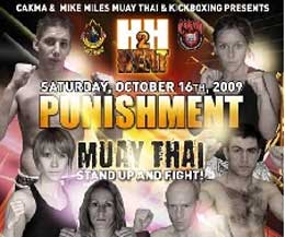 Calgary and Canada's top international Muay Thai Promotion Presents H2H PUNISHMENT