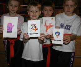 Some of the Prokick kids that have entered the Xmas competition