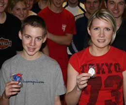 Caolan Schoible and Jacqui Penny were tonights winners