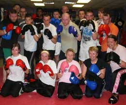 Another new Sparring class kicked off TONIGHT Wednesday June 17th at 8pm - pictured are some of the lucky kickboxers who managed to get a place in the class