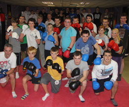 Another new packed beginners kickboxing class finished on the 17/10/11 at ProKick Gym, East Belfast