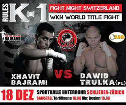 Fight Night in Zurich - A WKN world title fight on December 18th 2010 promoted by team Bajrami