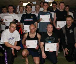 Some of the successful ProKick Kickboxers who made the grade by climbing the ladder of excellence