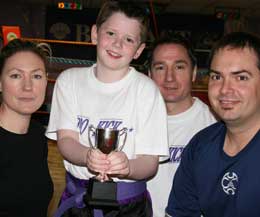 Kyle Morrison Pictured with trainee instructors Geraldine O’Reilly, Danny O’Reilly and Alan McCabe