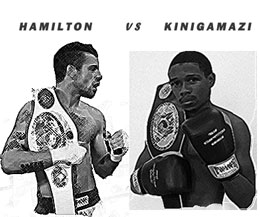 WKN featherweight professional world title - Gary Hamilton Vs Patrick Kinigamzi