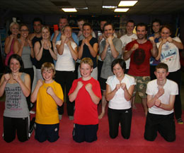 New beginners received their first taste of the sport whilst working through Kickboxing fundamentals.