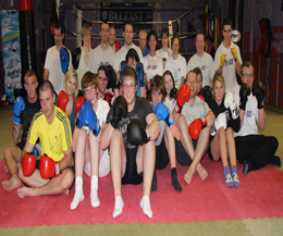 New Beginners finished course of 6 weeks of Kickboxing 'The Real Thing'