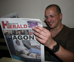 Carl Emery ordered his copy of the East Belfast Herald