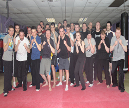 24 brand new kickboxers all started their first kickboxing class tonight (23rd Jan 2012) at ProKick HQ