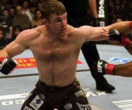 UFC® 98: Matt Hughes pictured in action is back to winning ways -  Evans vs. Machida -  May 23, is now LIVE live on Pay-Per-View from the MGM Grand Garden Arena in Las Vegas, Nevada.