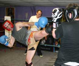 Young and Jess take the Level 2 sparring class for a few rounds