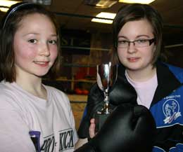 Winner of this weeks sparring event was Chelsea-Leigh Swift a junior purple belt (Pictured Left)  Rebekah Belton a long-standing Brown belt (Right)