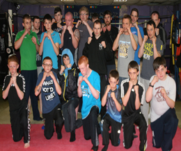 New Beginners finished course of 6 weeks of Kickboxing 'The Real Thing'