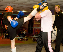 high kicking action from Saturday's fight day at the ProKick gym