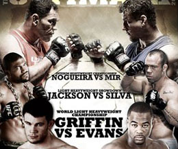 It’s the ultimate event of the year with the original Ultimate Fighter®, Forrest Griffin defending his title against “Sugar” Rashad Evans.