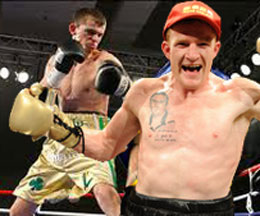 European title tilt for the vacant crown - between Paul Hyland (left) and Willie Casey (right)