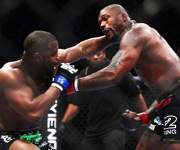 Action from Suga Rashad Evans and Quinton Rampage